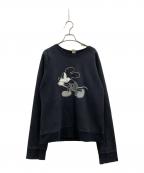 NUMBER (N)INEナンバーナイン）の古着「NUMBER (N)INE　プリントスウェット」｜ブラック