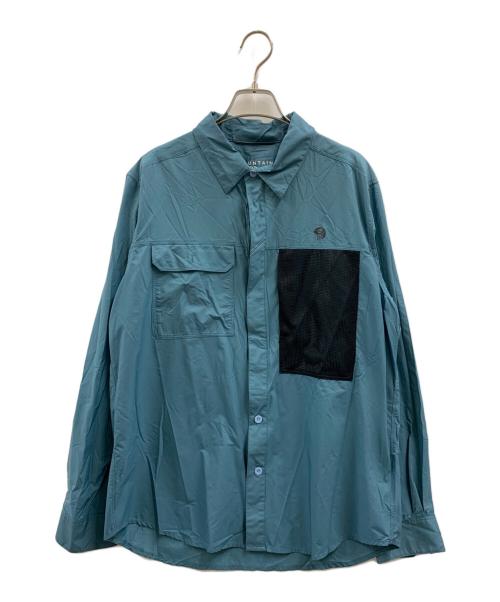 PERTEX（パーテックス）PERTEX (パーテックス) PERTEX　長袖シャツ ブルー サイズ:Mの古着・服飾アイテム