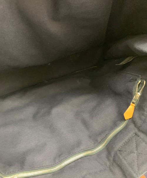 HERMES（エルメス）HERMES (エルメス) HERMES　ハンドバッグ ネイビー×ブラウンの古着・服飾アイテム