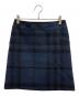 BURBERRY LONDON（バーバリーロンドン）の古着「BURBERRY LONDON　ウールスカート」｜ネイビー
