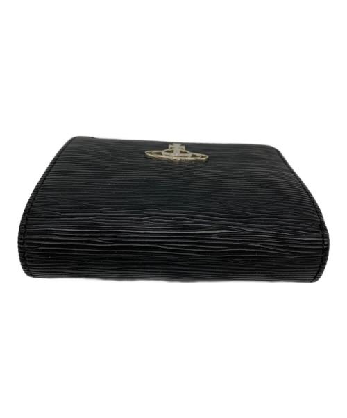 Vivienne Westwood（ヴィヴィアンウエストウッド）Vivienne Westwood (ヴィヴィアンウエストウッド) Vivienne Westwood　2つ折りがま口財布 ブラックの古着・服飾アイテム