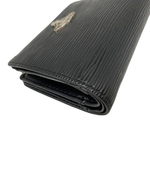 Vivienne Westwood（ヴィヴィアンウエストウッド）Vivienne Westwood (ヴィヴィアンウエストウッド) Vivienne Westwood　2つ折りがま口財布 ブラックの古着・服飾アイテム