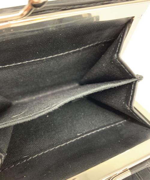 Vivienne Westwood（ヴィヴィアンウエストウッド）Vivienne Westwood (ヴィヴィアンウエストウッド) Vivienne Westwood　2つ折りがま口財布 ブラックの古着・服飾アイテム