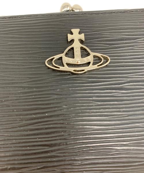Vivienne Westwood（ヴィヴィアンウエストウッド）Vivienne Westwood (ヴィヴィアンウエストウッド) Vivienne Westwood　2つ折りがま口財布 ブラックの古着・服飾アイテム