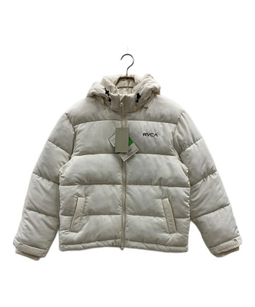 RVCA（ルーカ）RVCA (ルーカ) RVCA 中綿ジャケット ホワイト サイズ:Sの古着・服飾アイテム