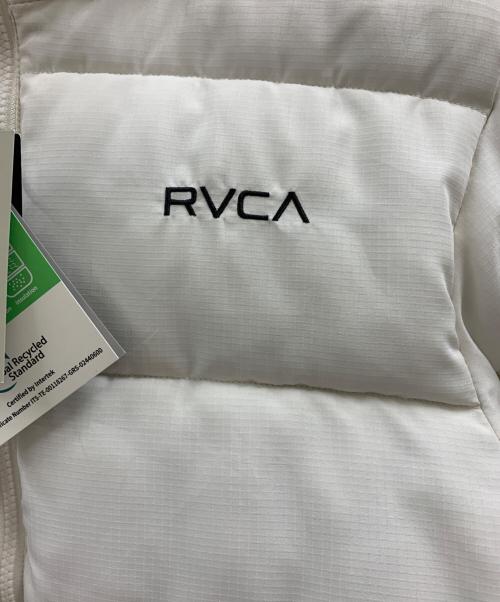 RVCA（ルーカ）RVCA (ルーカ) RVCA 中綿ジャケット ホワイト サイズ:Sの古着・服飾アイテム