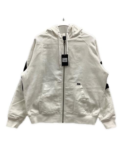 RVCA（ルーカ）RVCA (ルーカ) RVCA　中綿フーデッドジャケット ホワイト サイズ:Mの古着・服飾アイテム