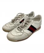 GUCCIグッチ）の古着「GUCCI　ローカットスニーカー」｜アイボリー