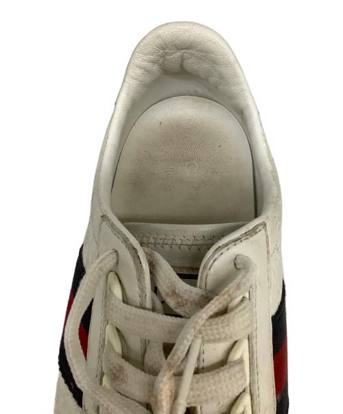 GUCCI（グッチ）GUCCI (グッチ) GUCCI　ローカットスニーカー アイボリー サイズ:7の古着・服飾アイテム