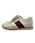 GUCCI (グッチ) GUCCI　ローカットスニーカー アイボリー サイズ:7：14000円