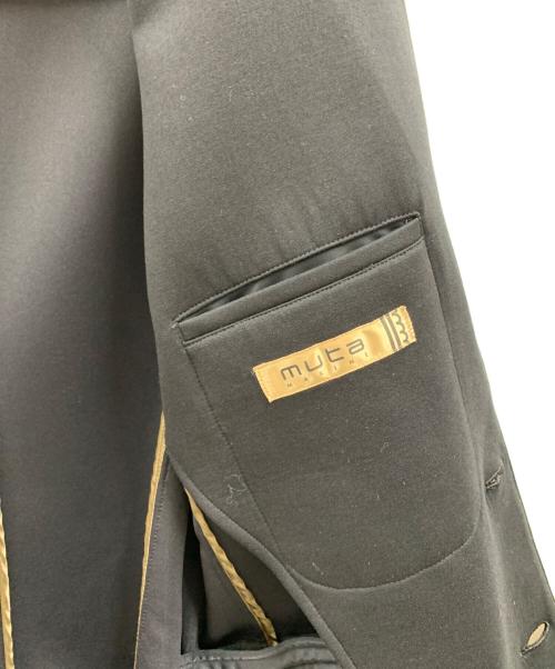 muta MARINE（ムータマリン）muta MARINE (ムータマリン) muta MARINE　ライトボンディング テーラードジャケット ブラック サイズ:6の古着・服飾アイテム