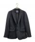 muta MARINE（ムータマリン）の古着「muta MARINE　ライトボンディング テーラードジャケット」｜ブラック