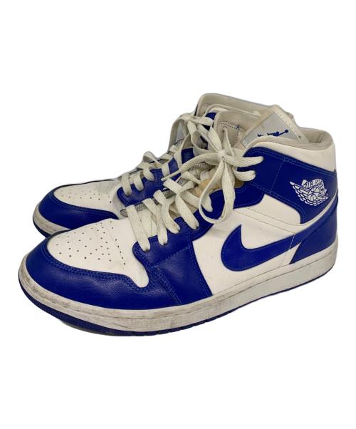 NIKE（ナイキ）NIKE (ナイキ) NIKE　ハイカットスニーカー ホワイト×ブルー サイズ:28.5ｃｍの古着・服飾アイテム