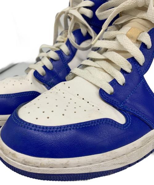 NIKE（ナイキ）NIKE (ナイキ) NIKE　ハイカットスニーカー ホワイト×ブルー サイズ:28.5ｃｍの古着・服飾アイテム