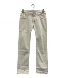 JACOB COHEN（ヤコブコーエン）の古着「JACOB COHEN　デニムパンツ」｜アイボリー