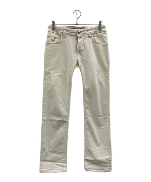 JACOB COHEN（ヤコブコーエン）JACOB COHEN (ヤコブコーエン) JACOB COHEN　デニムパンツ アイボリー サイズ:30の古着・服飾アイテム