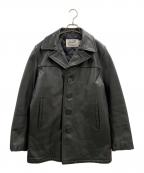 Schottショット）の古着「Schott　PEA JACKET」｜ブラック