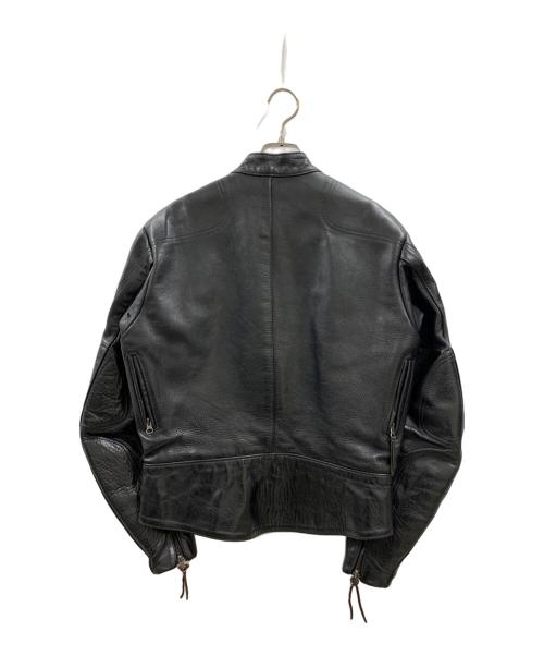 VANSON（バンソン）VANSON (バンソン) VANSON レザーライダースジャケット ブラック サイズ:40の古着・服飾アイテム