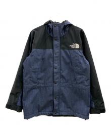 THE NORTH FACE（ザ ノース フェイス）の古着「THE NORTH FACE　MOUNTAIN LIGHT DENIM JACKET」｜ネイビー×ブラック
