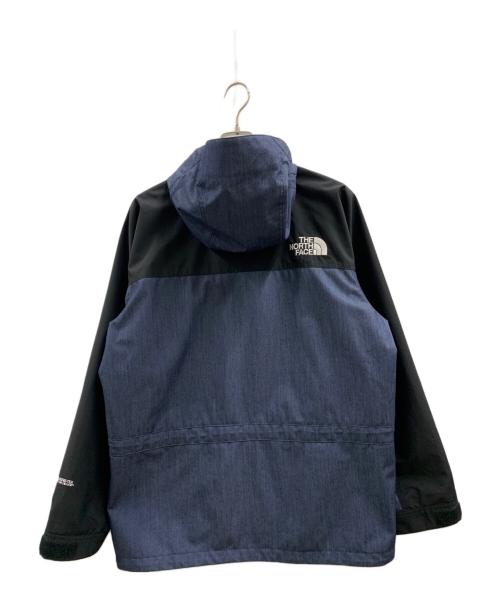 THE NORTH FACE（ザ ノース フェイス）THE NORTH FACE (ザ ノース フェイス) THE NORTH FACE　MOUNTAIN LIGHT DENIM JACKET ネイビー×ブラック サイズ:Lの古着・服飾アイテム