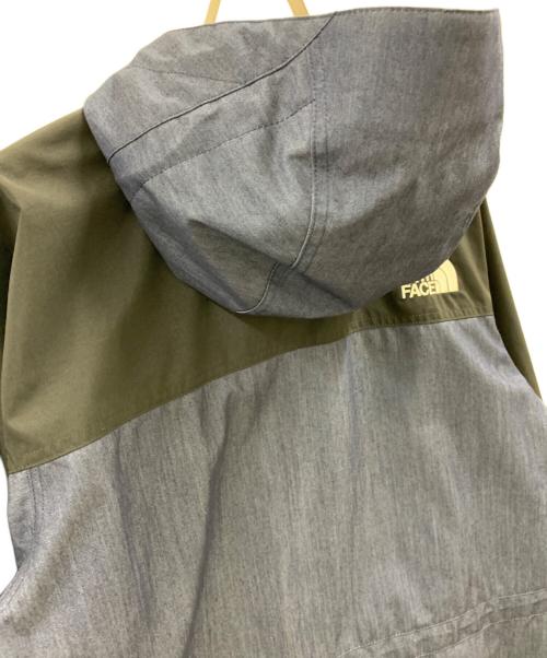 THE NORTH FACE（ザ ノース フェイス）THE NORTH FACE (ザ ノース フェイス) THE NORTH FACE　MOUNTAIN LIGHT DENIM JACKET ネイビー×ブラック サイズ:Lの古着・服飾アイテム