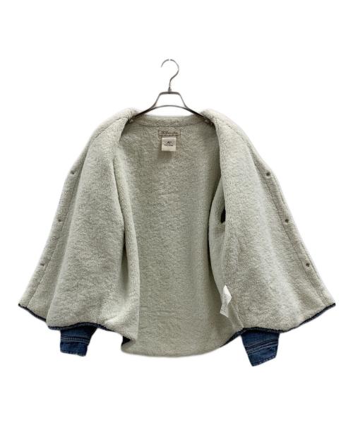 REMI RELIEF（レミレリーフ）REMI RELIEF (レミレリーフ) REMI RELIEF　裏ボアデニムジャケット ブルー サイズ:Mの古着・服飾アイテム