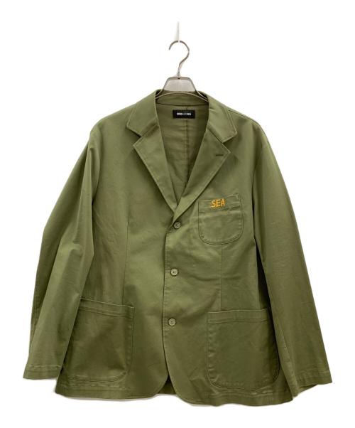 WIND AND SEA（ウィンダンシー）WIND AND SEA (ウィンダンシー) WIND AND SEA　3Bジャケット グリーン サイズ:Lの古着・服飾アイテム