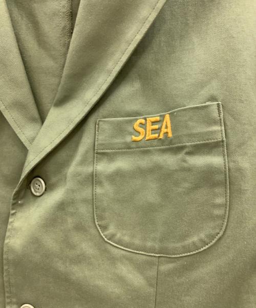 WIND AND SEA（ウィンダンシー）WIND AND SEA (ウィンダンシー) WIND AND SEA　3Bジャケット グリーン サイズ:Lの古着・服飾アイテム