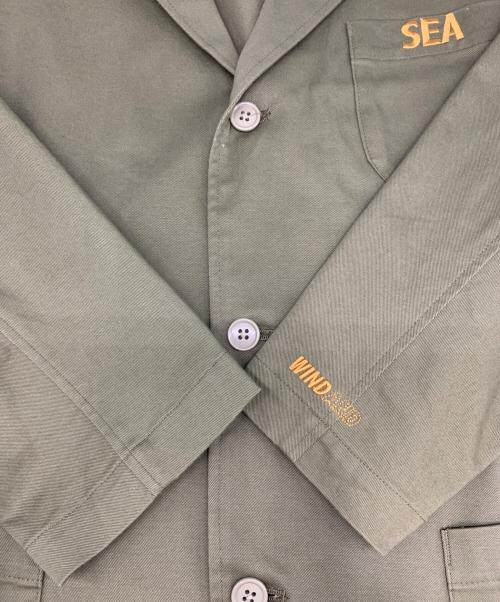 WIND AND SEA（ウィンダンシー）WIND AND SEA (ウィンダンシー) WIND AND SEA　3Bジャケット グリーン サイズ:Lの古着・服飾アイテム