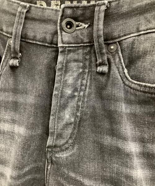 Denham（デンハム）Denham (デンハム) ダメージ加工スキニーデニムパンツ ブラック サイズ:W29の古着・服飾アイテム