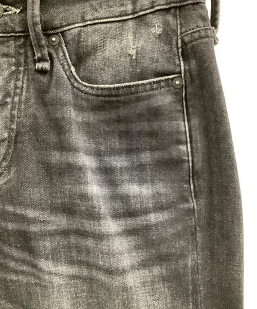 Denham（デンハム）Denham (デンハム) ダメージ加工スキニーデニムパンツ ブラック サイズ:W29の古着・服飾アイテム