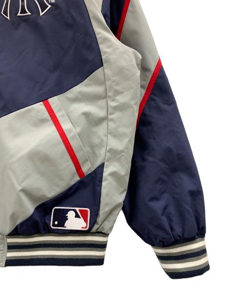 SUPREME（シュプリーム）SUPREME (シュプリーム) Supreme　Yankees Track Jacket グレー×ネイビー サイズ:Lの古着・服飾アイテム