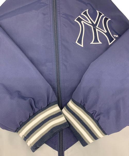 SUPREME（シュプリーム）SUPREME (シュプリーム) Supreme　Yankees Track Jacket グレー×ネイビー サイズ:Lの古着・服飾アイテム