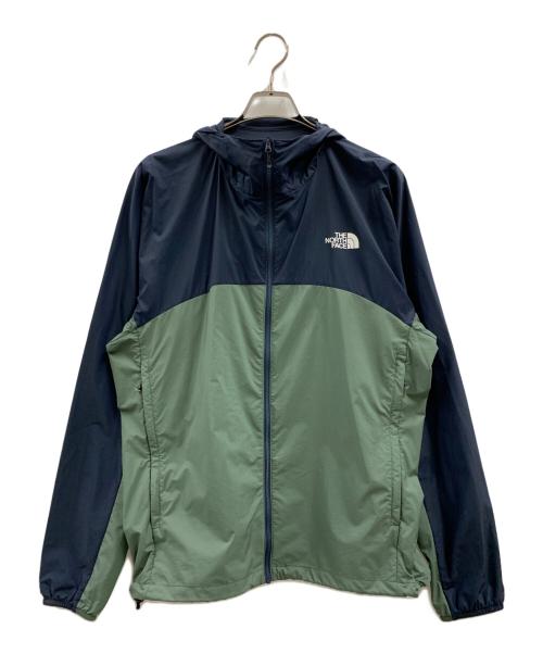 THE NORTH FACE（ザ ノース フェイス）THE NORTH FACE (ザ ノース フェイス) THE NORTH FACE　マウンテンパーカー ネイビー×グリーン サイズ:XXLの古着・服飾アイテム