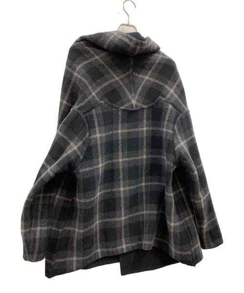 Midi-Umi（ミディウミ）Midi-Umi (ミディウミ) Midi-Umi　リバーシブルドレープコート ブラック サイズ:FREEの古着・服飾アイテム