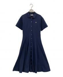 LACOSTE（ラコステ）の古着「LACOSTE　シャツドレス」｜ネイビー
