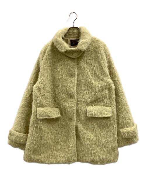 KASTANE（カスタネ）KASTANE (カスタネ) Kastane　シャギーコート イエロー サイズ:FREEの古着・服飾アイテム