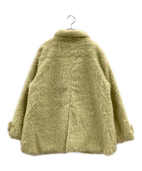 KASTANE（カスタネ）KASTANE (カスタネ) Kastane　シャギーコート イエロー サイズ:FREEの古着・服飾アイテム