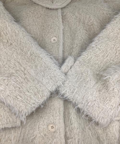 KASTANE（カスタネ）KASTANE (カスタネ) Kastane　シャギーコート イエロー サイズ:FREEの古着・服飾アイテム