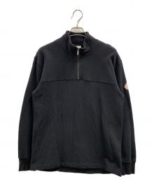 Pyrenex（ピレネックス）の古着「Pyrenex　ハーフジップスウェット」｜ブラック
