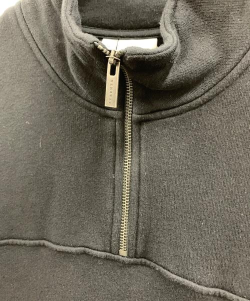 Pyrenex（ピレネックス）Pyrenex (ピレネックス) Pyrenex　ハーフジップスウェット ブラック サイズ:Mの古着・服飾アイテム