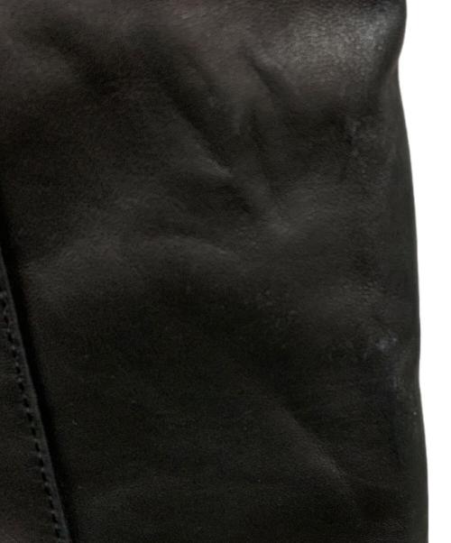 BACCA（バッカ）BACCA (バッカ) 羊革サロペット ブラック サイズ:36の古着・服飾アイテム