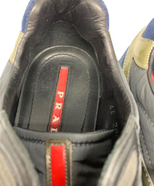 PRADA SPORTS（プラダスポーツ）PRADA SPORTS (プラダスポーツ) PRADA SPORTS　スニーカー ブラック×ネイビー サイズ:６2/1の古着・服飾アイテム
