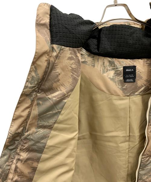 RVCA（ルーカ）RVCA (ルーカ) PUFFER VEST ブラウン サイズ:XLの古着・服飾アイテム