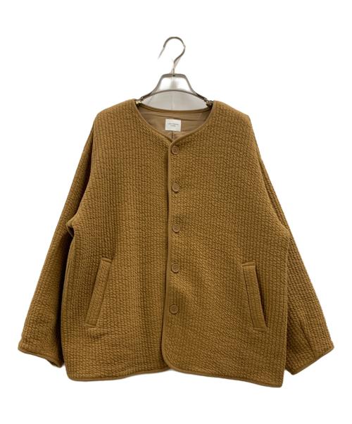 URBAN RESEARCH DOORS（アーバンリサーチドアーズ）URBAN RESEARCH DOORS (アーバンリサーチドアーズ) キルトノーカラージャケット ブラウン サイズ:Mの古着・服飾アイテム