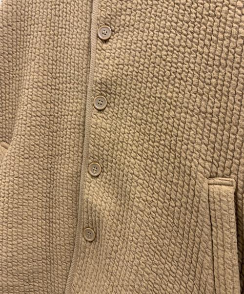 URBAN RESEARCH DOORS（アーバンリサーチドアーズ）URBAN RESEARCH DOORS (アーバンリサーチドアーズ) キルトノーカラージャケット ブラウン サイズ:Mの古着・服飾アイテム