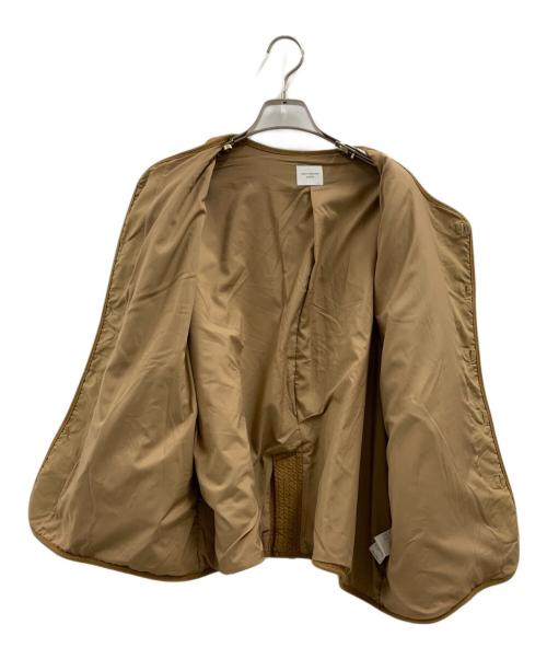 URBAN RESEARCH DOORS（アーバンリサーチドアーズ）URBAN RESEARCH DOORS (アーバンリサーチドアーズ) キルトノーカラージャケット ブラウン サイズ:Mの古着・服飾アイテム