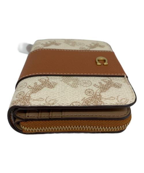 COACH（コーチ）COACH (コーチ) COACH　2つ折り財布 ブラウンの古着・服飾アイテム