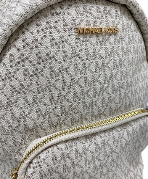 MICHAEL KORS（マイケル・コース）MICHAEL KORS (マイケル・コース) MICHAEL KORS　リュック ホワイトの古着・服飾アイテム