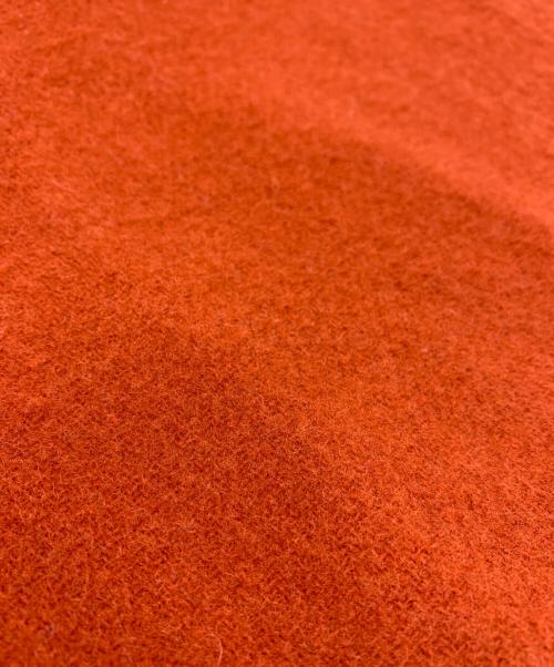 maison kitsune（メゾンキツネ）maison kitsune (メゾンキツネ) MAISON KITSUNE　マフラー オレンジの古着・服飾アイテム